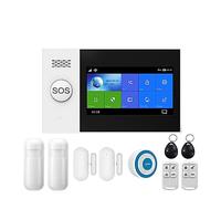 de alarma 4G 3G for seguridad en el hogar con sirena solar inalámbrica PIR compatible con control remoto Tuya Para Villas y Almacenes(D-107.)