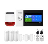 de alarma 4G 3G for seguridad en el hogar con sirena solar inalámbrica PIR compatible con control remoto Tuya Para Villas y Almacenes(G-107.)