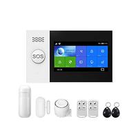 de alarma 4G 3G for seguridad en el hogar con sirena solar inalámbrica PIR compatible con control remoto Tuya Para Villas y Almacenes(B-107.)