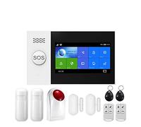 de alarma 4G 3G for seguridad en el hogar con sirena solar inalámbrica PIR compatible con control remoto Tuya Para Villas y Almacenes(E-107.)
