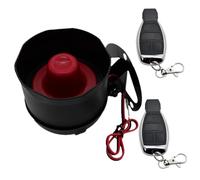 de Alarma antirrobo para Coche, de protección de Seguridad de Alarma de Coche de 12 V, 2 Controles remotos de sensibilidad Ajustable, de Alarma de Sonido Fuerte y Claro para