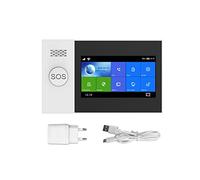 de alarma de seguridad for el hogar inalámbrico GSM Detector de humo alarma antirrobo con Sensor de movimiento for Tuya SmartLife APP alarma de hogar Para Villas y Almacenes(PG-107)