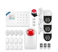 de alarma de seguridad SWIFI GSM, Kit de Sensor de ventana de puerta, trabajo inteligente Tuya, for seguridad del hogar, Detector de movimiento antirrobo Para Villas y Almacenes(KIT 4)