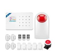 de alarma de seguridad SWIFI GSM, Kit de Sensor de ventana de puerta, trabajo inteligente Tuya, for seguridad del hogar, Detector de movimiento antirrobo Para Villas y Almacenes(KIT 3)