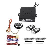 de Alarma Universal para Coche, Arranque Remoto Motor Sin Llave con Botón Pulsador, 12V - Alta Seguridad Multi - Nivel, Entrada PKE sin Llave, Ideal para Vehículos de 12V