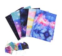 de algodón estrellada: material suave y transpirable, patrón de colores vibrantes, artesanal multiusos, de costura duradera | DIY Quilting Shirt Home Scrapbooking Proyectos infantiles T