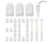 De Algodón Para Filtro De Grifo,Malla Algodón Fibra Fina,con Capa Barrera Sedimentos Filtro Grifo Lavabo | para ducha, cocina, beber, cabello, cal y café