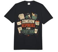 De Alguna Manera Responsable De Todo Camiseta Humoristica Comfort Colors Adult Heavyweight T-Shirt