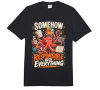 De Alguna Manera Responsable de Todo Pulpo Comfort Colors Adult Heavyweight T-Shirt