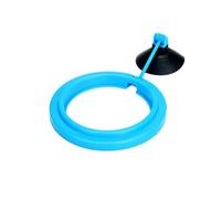 de alimentación para peceras - Soporte flotante para alimentos para rutinas de alimentación limpias, marco circular transparente, diseño minimalista estilo tanque, equilibrio flotante constante