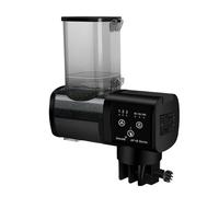de alimentación para Peces - Acuario con Rosca, Cepillo de Limpieza | Dispensador automático de Comida de Gran Capacidad con Temporizador y Juego de Platos, Apto para Todo Tipo de