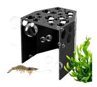 de alimentación para Peces - Clip de 3 Piezas de 8x8x9 cm, Juego de círculos Redondos, alimentador de Control de Alimentos para Acuario, de Zona de alimentación antidispersión de 80 g, a