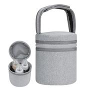 de alimento genérica para breast milk, breast milk chiller con correa , bolsas de botella aisladas 2 grandes 8 oz botellas para enfermería mamá Daycare, gris claro, Se référer au