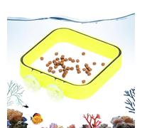 de Alimento para Peces,Contenedor De Comida con Diseño En - Adicional para Peces de Acuario - para Entusiastas Acuarios De Agua Dulce Y Salada Uso Interior Y Exterior