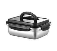 de alimentos al vacío, recipiente hermético de acero inoxidable para almacenamiento de frutas, almacenamiento de cocina de gran capacidad, herramienta de mantenimiento de frutas a prueba de fugas