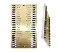 de alimentos de metal | PAD DE GROCHERIA PARA APARCHA SMART - Desarrollar hábitos de gasto inteligentes, cultivar una mentalidad frugal, mantenerse organizado