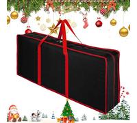 De Almacenaje Papel Regalo Estuche Almacenamiento Navideño Con Cremallera | Bolsa de transporte para papel de regalo con bolsillos interiores Vacaciones y Navidad