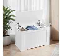 de almacenaje, zapatero, baúl con 2 Bisagras de Seguridad, Estilo Moderno, 40 x 76 x 48 cm, para Pasillo, Dormitorio