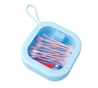 de Almacenamiento Accesorios para el Cabello: Mini dispensador Prensa, contenedor, Estructura Cierre Seguro, Organizador Ahorrar Espacio | Práctico Estuche Transporte Bandas Q Tip