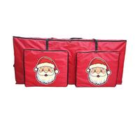de almacenamiento de árbol de Navidad - Organizador de cremallera con 2 bolsillos frontales,Vacaciones suministros de almacenamiento corona,Para Muebles Armario Viaje Lavandería Estudiante