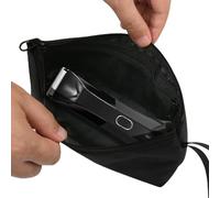 de Almacenamiento de Aseo para Hombres, de Recortadora - Organizador de Almacenamiento de Viaje Impermeable - de Viaje para cortapelos con Cremallera, Almacenamiento para Organizador