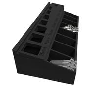 de almacenamiento de : bandeja clasificadora impresa en 3D de 17,5 x 7,2 x 4,8 cm, organizador de hardware de clavos con tornillo M3, soporte de herramientas ergonómico para componentes | S