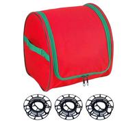 de almacenamiento de cadena de luces navideña, gran capacidad, portátil, robusta y resistente a las roturas, enrollador y organizador para luces navideñas, para casa, dormitorio, sala de estar