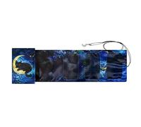 de almacenamiento de cartas de tarot, de satén de 47 x 13 cm para tarot, oráculo, cartas de juego, accesorios de adivinación para el hogar, viajes, fiestas, espiritual, adivinación