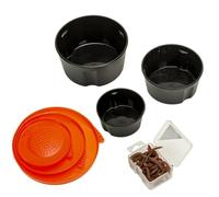 de almacenamiento de cebo para cebo | de almacenamiento de cebo de 3 especies - Soporte de cebo ligero, accesorios de portátiles para cebo y tierra