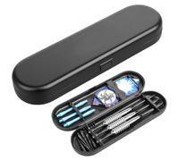 de Almacenamiento de Dardos: Puntas de Ejes de Repuesto ordenadas, Estilo Protector de Vista Transparente, 21 mm de Grosor + Ranura Interna para Accesorios, de Resina inastillable de Primer