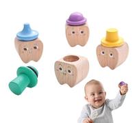 de almacenamiento de de los dientes, de madera para guardar los dientes perdidos, de primeros dientes para niños, contenedor de recuerdo para familiares, amigos, familiares