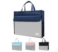 de almacenamiento de documentos A3 - Organizador de archivos de gran capacidad, estuche de arte, carpeta de transporte de tela Oxford | Portafolio para cuaderno, bolígrafo, revista, escuela de n