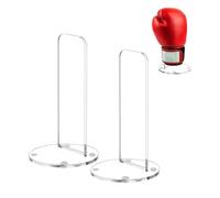 de almacenamiento de guantes de boxeo | 2 piezas de acrílico transparente, soporte vertical para oficina, hogar, gimnasio, escritorio, béisbol, softball