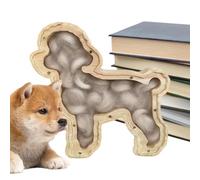 de almacenamiento de madera para pelo de gato con un | Caja conmemorativa para pelo de perro para decoración y presentación en escritorio, así como accesorio para el hogar