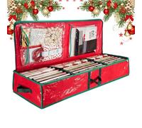 de almacenamiento de papel de regalo | Gran capacidad impermeable - Cesta para papel de regalo de , para lazos, rollos, dormitorio, armario, y estante