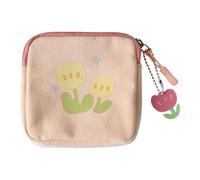de almacenamiento de servilletas sanitarias, de período con patrón de flores, portador femenino con estampado de flores, cartera higiénica de protección de privacidad, soporte discreto