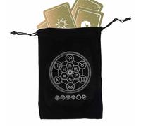 de Almacenamiento de Tarot, Misterioso Tarot con temática de Magia Negra, s de Cartas de Tarot duraderas para Cartas de Juego de Mesa de adivinación de Brujas, Accesorios de de Tarot de Regalo