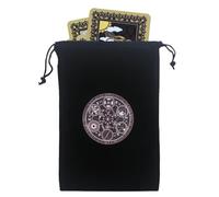 de Almacenamiento de Terciopelo para Tarot, Suave de 12 x 17,5 cm, Elegante con cordón, Tarot, Dados, Joyas, Cristales, Accesorio Espiritual Ideal para organización de rituales de