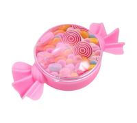de almacenamiento en forma de corazón para el día de San Valentín - Tarro de acrílico rosa para dulces, estuche con diseño de | Organizador de cartas de amor de chocolate dulce para el hogar