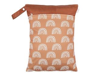 de almacenamiento impermeable para ropa húmeda y seca de 11,81 x 15,75 pulgadas | Doble bolsillo con cremallera para ropa mojada, pañales, trajes de baño y equipo deportivo | Bolsas de apuestas