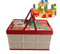 De Almacenamiento Para Adornos Navideños - Contenedor Apilable 30L - Organizador Plegable Para Coche Con De Almacenamiento Y ,Para Embalar Ropa Coronas Juguetes Decoraciones De Fiesta Hogar Coche