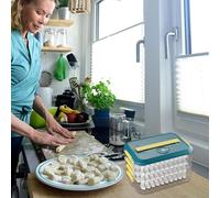 de almacenamiento para albóndigas: recipiente apilable para alimentos, organizador de aperitivos multicapa con tapa, de cocina, de conservación de alimentos, bandeja de almacenamiento