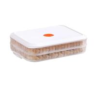 de almacenamiento para bolas de masa | Contenedores de almacenamiento apilables para congelador | Organización de cocina que mantiene la frescura y ahorra espacio para galletas Donuts Wonton Nood