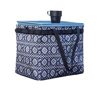 de almacenamiento para camping, de viaje para camping, de almacenamiento de gran capacidad portátil multifuncional para el hogar de traslado en el armario, azul navy, Consulte la