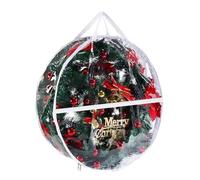 de almacenamiento para guirnaldas - Organizador de decoración antipolvo de gran capacidad | Bolsa organizadora para corona de puerta, para mantas, sábanas, ropa, casa, dormitorio, apartamento, garaje