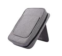 de almacenamiento para la Biblia - Gran cubierta de libro con soporte | Poliéster 11.02x8.66x2.36in 150g gris Blue Pink, Multifuncional Organizer for Bibles Books Stationery Tablet Notes, Travel