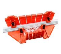 de almacenamiento para sierra, juego de marco de guía de inglete, soporte de corte en ángulo ABS, sierra de mano trasera de acero, asistente de corte multifunción, para tareas manuales de