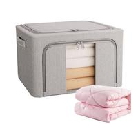 De Almacenamiento Plegable - Organizador De Gran Capacidad De 24 Litros, Contenedor De Tela, Contenedor | Solución De Clasificación Transpirable Para Ropa, Edredones, Chaquetas