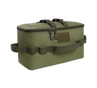 de almacenamiento plegable para acampada - de almacenamiento impermeable para hornillo, organizador de viaje al aire libre | divisoria ajustable para equipos, esenciales p, Army