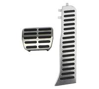 de almohadillas pedales Para Q3 8U RS 2013-2018 Cubierta Pedal Apoyo Gas Cubiertas Almohadillas Goma Para Pedales Coche Acero Inoxidable(AT)